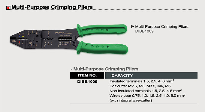 DIBB1009-309x250 Multi-Purpose Crimping Pliers - DIBB1009